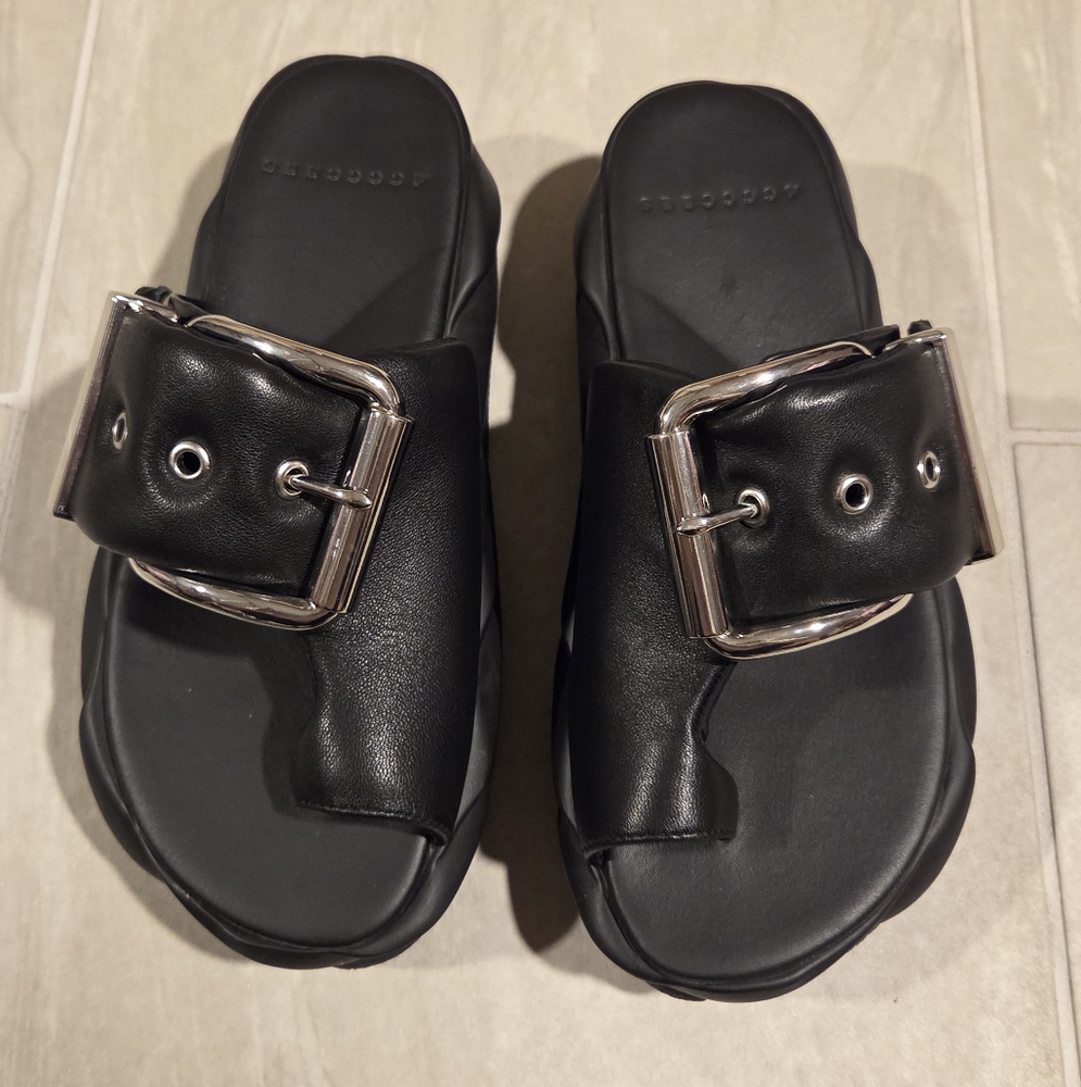 GUC 4CCCCEES Mellow Glow Sandals, Black - Picture 4 of 14